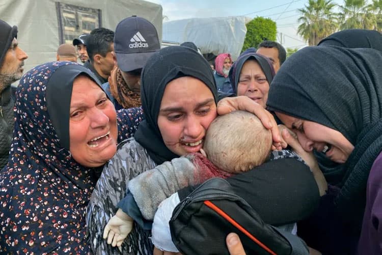 Pilu Keluarga Palestina, Bayi 4 Bulan Meninggal Dunia Dirudal Israel