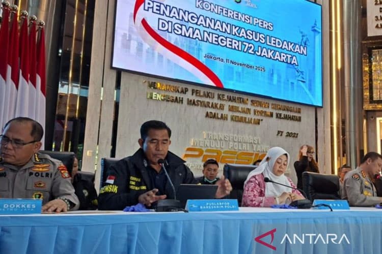 Polri Temukan Bahan Peledak di Rumah Pelaku Ledakan SMAN 72 Jakarta