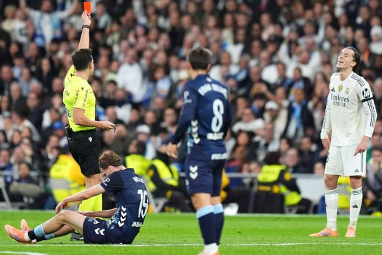 Celta Vigo Kalahkan Real Madrid, Laga di Bernabeu Diakhiri dengan 9 Pemain