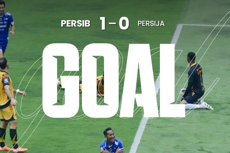 Persib vs Persija, Gol Cepat Beckham Putra Bawa Maung Bandung Unggul di Babak Pertama