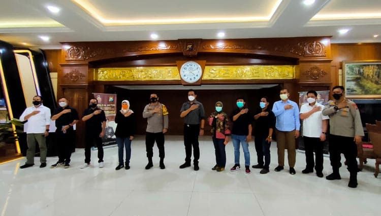 Bertemu dengan AMSI, Kapolda Jatim Ajak AMSI Perangi Hoax