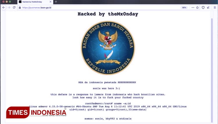 Situs Resmi BSSN Jadi Korban Peretas Internasional, Apa Kata Pakar?