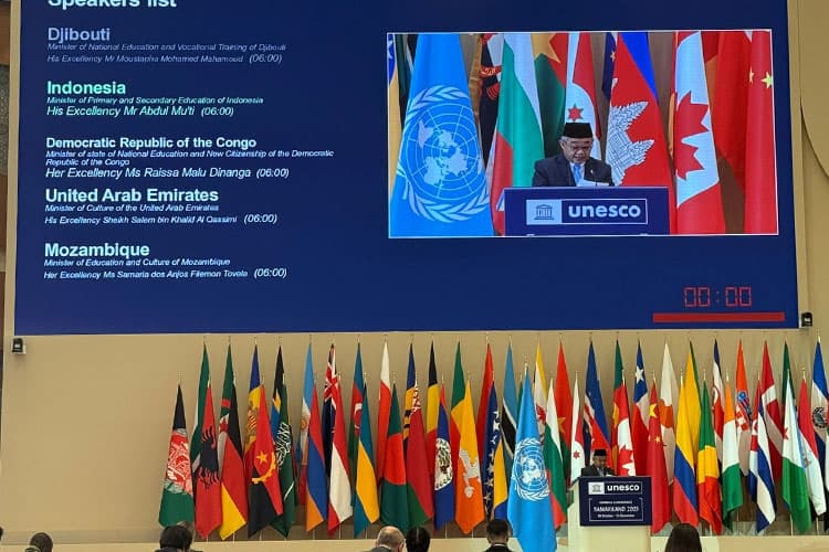Indonesia Tegaskan Komitmen Pendidikan Bermutu untuk Semua di Sidang Umum UNESCO ke-43 Samarkand